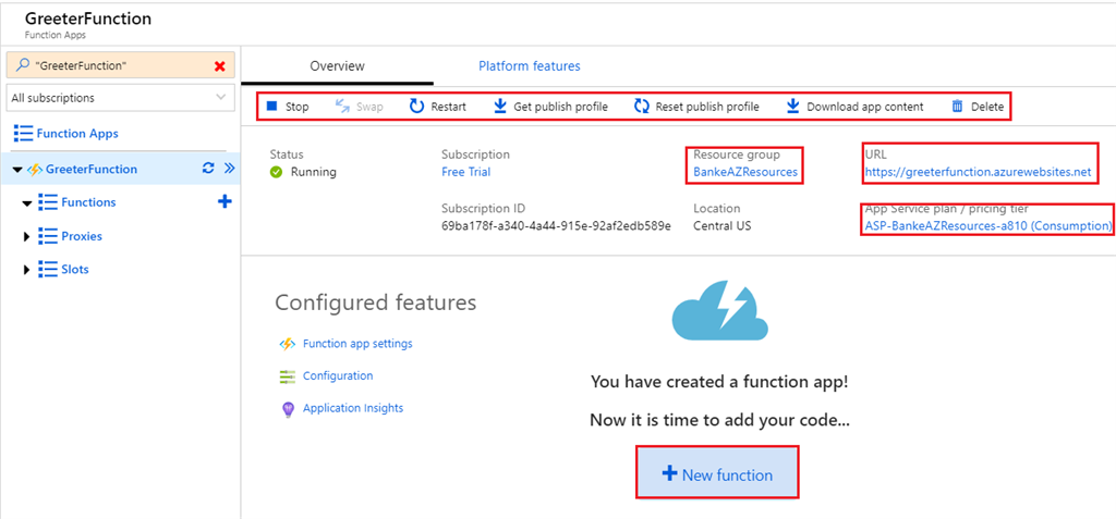 Getting Started With Windows Azure Function App